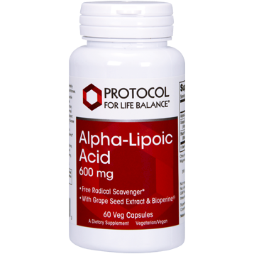 Protocol for Life Balance Alpha-Lipoic Acid 600 mg 60 vcaps