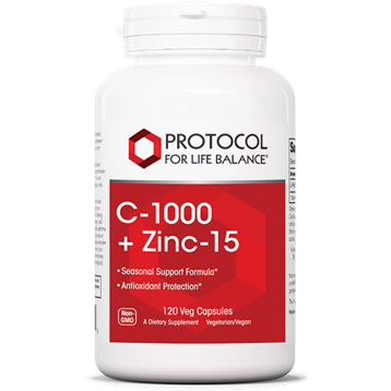 Protocol for Life Balance C-1000 + Zinc-15 120 vegcaps