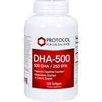Protocol for Life Balance DHA-500 (500 DHA/250 EPA) 120 softgels