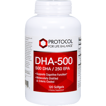 Protocol for Life Balance DHA-500 (500 DHA/250 EPA) 120 softgels