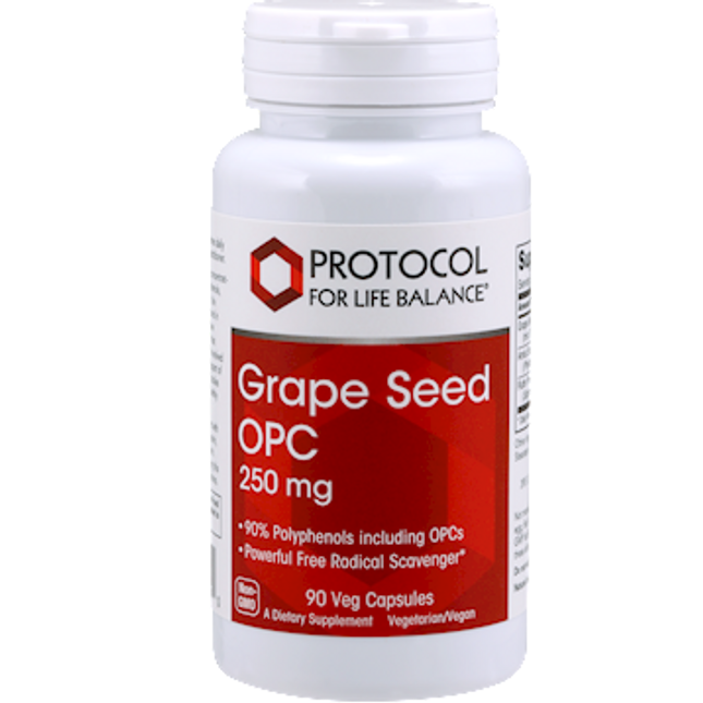 Protocol for Life Balance Grape Seed OPC 250 mg 90 vcaps