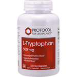 Protocol for Life Balance L-Tryptophan 500 mg 120 vcaps