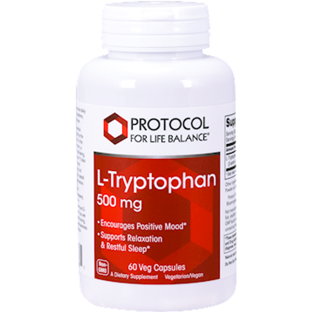 Protocol for Life Balance L-Tryptophan 500 mg 60 vcaps