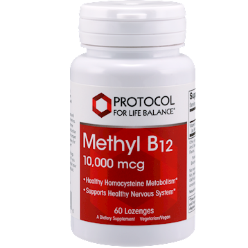 Protocol for Life Balance Methyl B12 10,000 mcg 60 lozenges