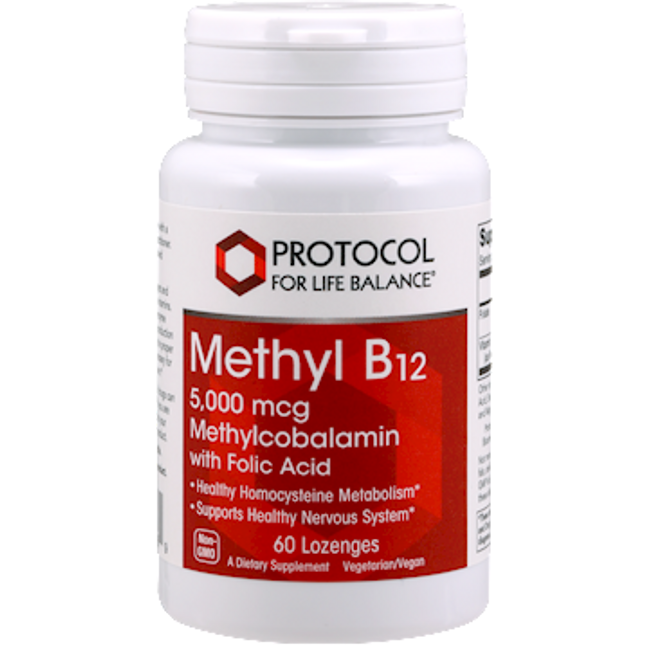 Protocol for Life Balance Methyl B12 5000 mcg 60 loz