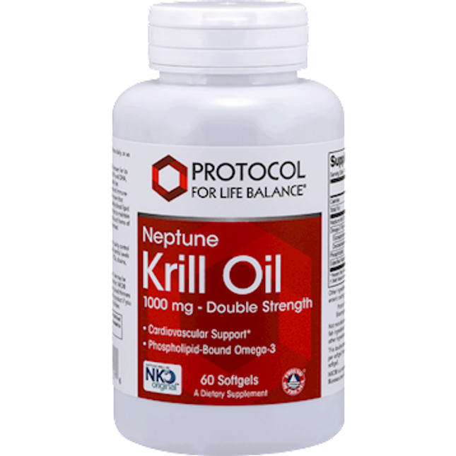 Protocol for Life Balance Neptune Krill Oil 1000 mg 60 softgels