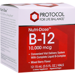 Protocol for Life Balance Nutri-Dose B-12 10,000 mcg 12 Vials
