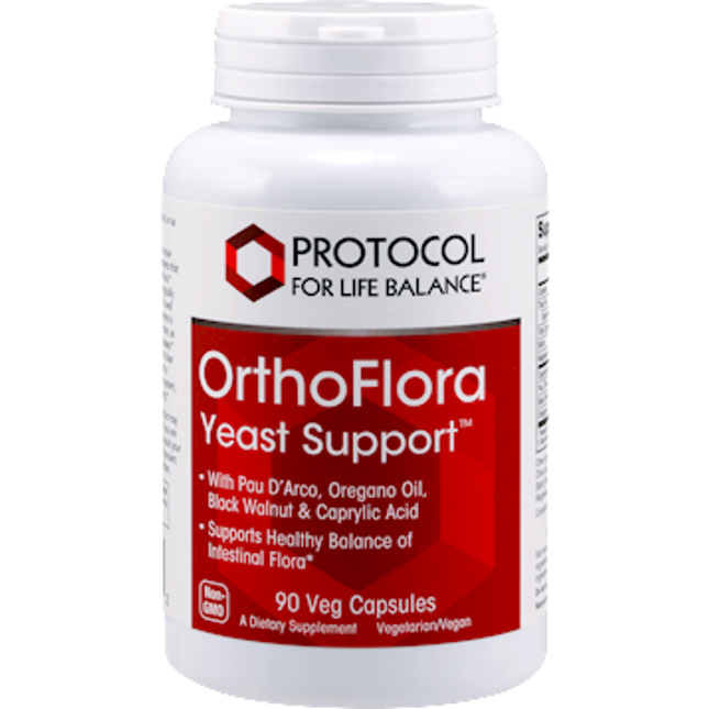 Protocol for Life Balance OrthoFlora Yeast Support 90 vcaps