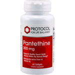 Protocol for Life Balance Pantethine 300 mg 60 gels