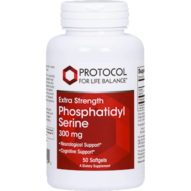 Protocol for Life Balance Phosphatidyl Serine 300 mg 50 softgels