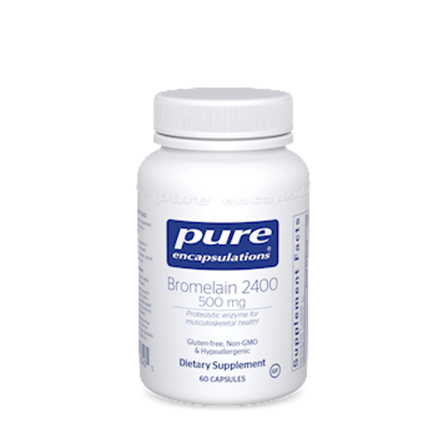 Pure Encapsulations Bromelain 2400 500 mg 60 vcaps
