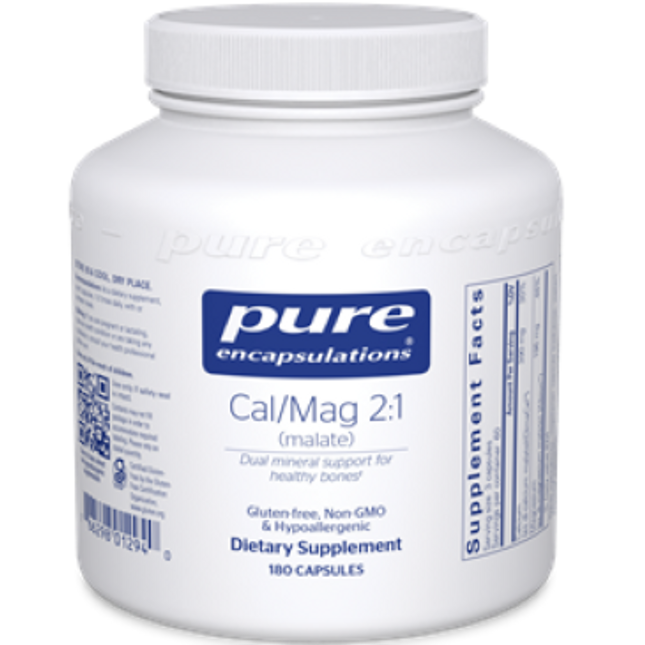 Pure Encapsulations Cal/Mag (malate) 2:1 180 vcaps