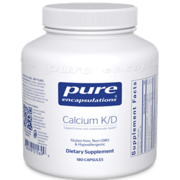 Pure Encapsulations Calcium K/D 180 caps