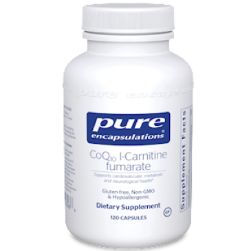 Pure Encapsulations CoQ10 l-Carnitine fumarate 120 vcaps