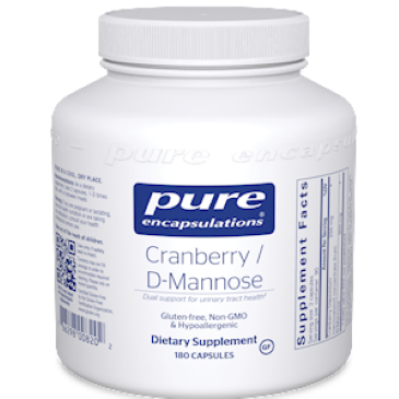 Pure Encapsulations Cranberry/d-Mannose 180 vcaps