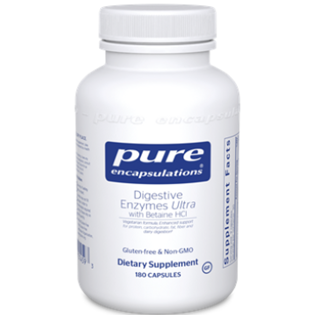 Pure Encapsulations Digestive Enzymes Ultra with HCl 90 caps