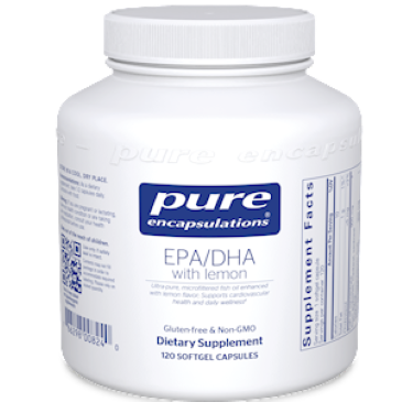 Pure Encapsulations EPA/DHA with lemon 120 gels