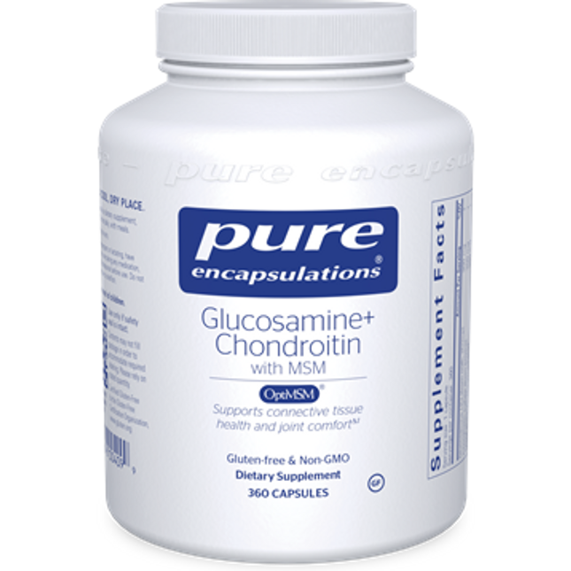 Pure Encapsulations Glucosamine Chondroitin w/MSM 360 caps