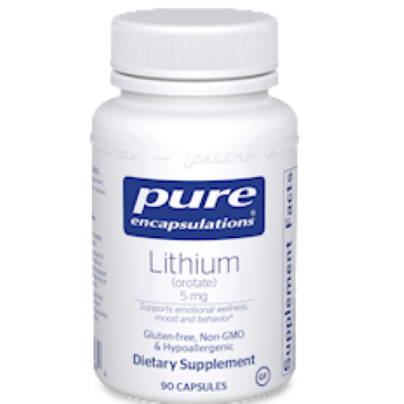 Pure Encapsulations Lithium (orotate) 5 mg 90 vcaps