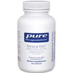 Pure Encapsulations Mineral 650 (w/out CU & FE) 180 vcaps