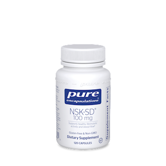 Pure Encapsulations NSK-SD (Nattokinase) 100 mg 120 vcaps