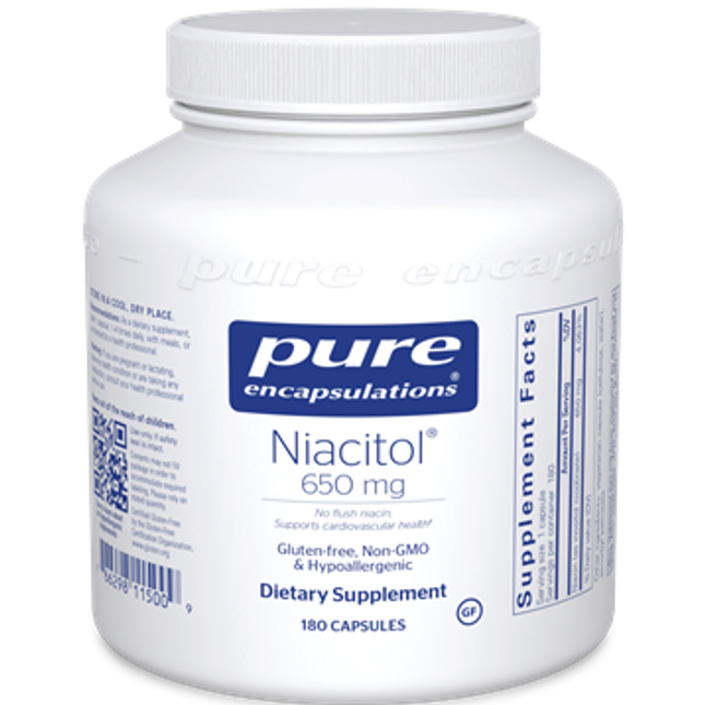 Pure Encapsulations Niacitol 650 180 caps