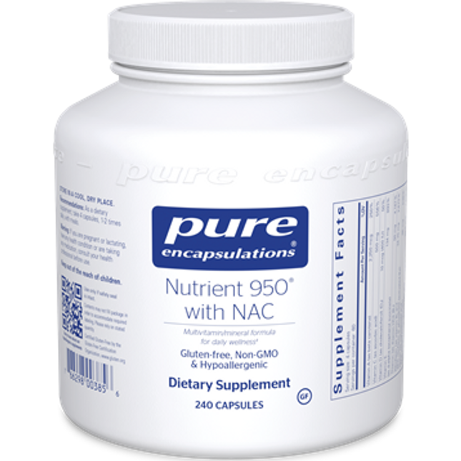 Pure Encapsulations Nutrient 950 with NAC 240 vcaps