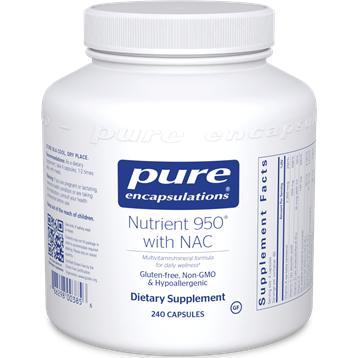 Pure Encapsulations Nutrient 950 with NAC 240 vcaps