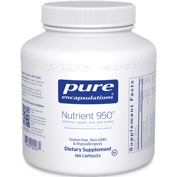 Pure Encapsulations Nutrient 950 w/o Cu, Fe & I 180 vcaps
