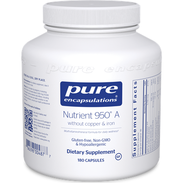 Pure Encapsulations Nutrient 950A No CU & FE w/ A 180 vcaps