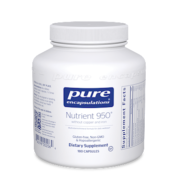 Pure Encapsulations Nutrient 950A w/o Cu & Fe 180 vcaps