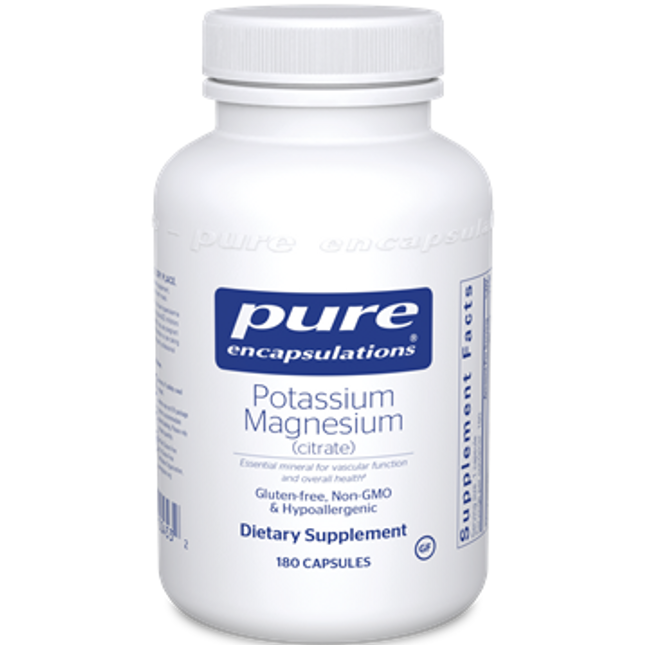 Pure Encapsulations Potassium Magnesium (citrate) 180 vcaps