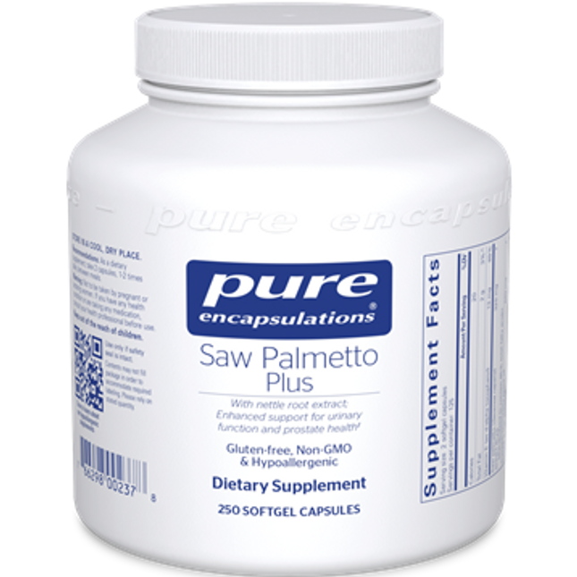 Pure Encapsulations Saw Palmetto Plus 250 gels