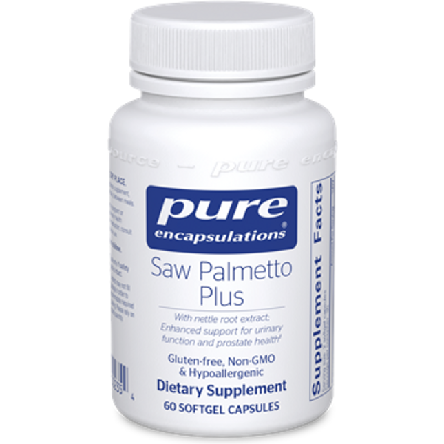 Pure Encapsulations Saw Palmetto Plus 60 gels