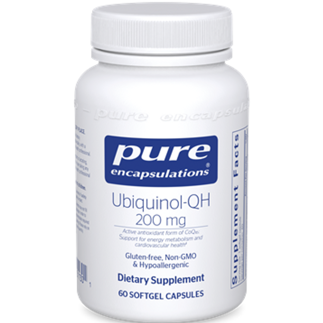 Pure Encapsulations Ubiquinol-QH 200 mg 60 gels