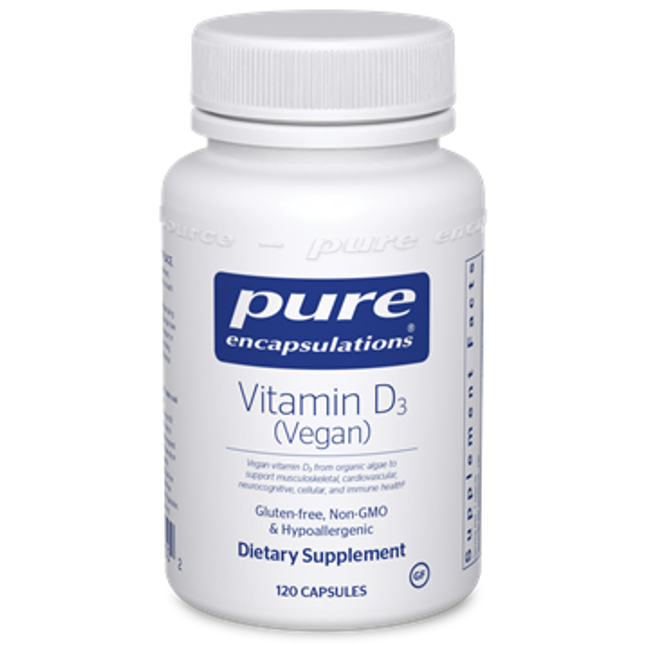 Pure Encapsulations Vegan Vitamin D 120 caps