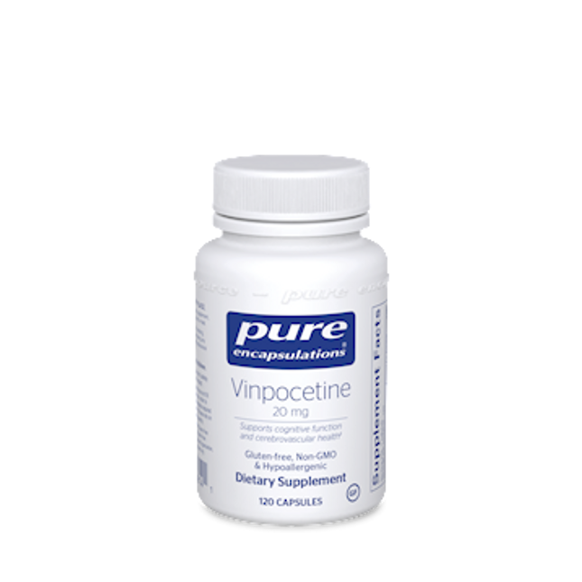 Pure Encapsulations Vinpocetine 20 mg 120 vcaps