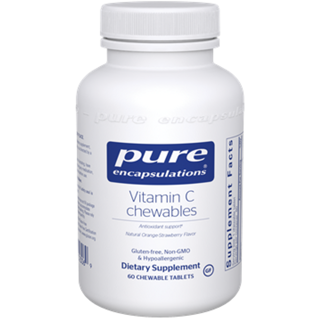 Pure Encapsulations Vitamin C chewables 60 tabs