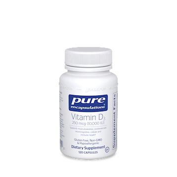 Pure Encapsulations Vitamin D3 10,000 IU 120 vcaps