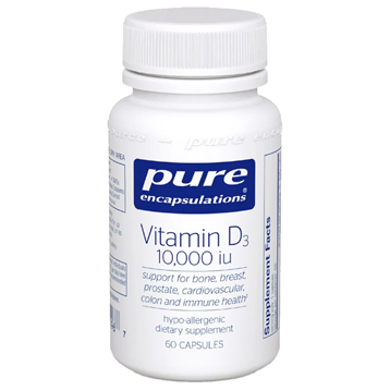 Pure Encapsulations Vitamin D3 10,000 IU 60 vcaps