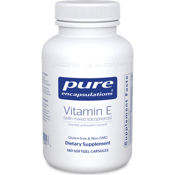 Pure Encapsulations Vitamin E (Natural) 400 IU 180 gels