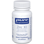 Pure Encapsulations Zinc 30 180 vcaps