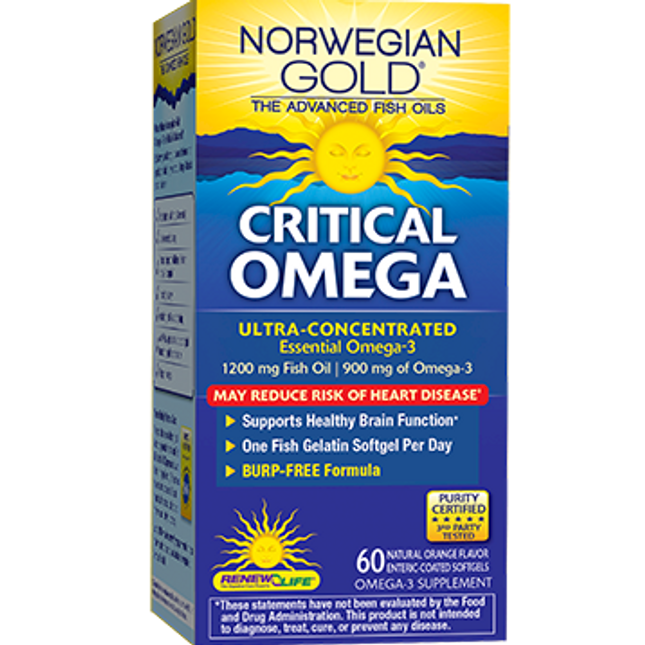 Renew Life Critical Omega 60 softgels
