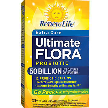 Renew Life Ultimate Flora Ex Go Pack 50B 30 vegcaps