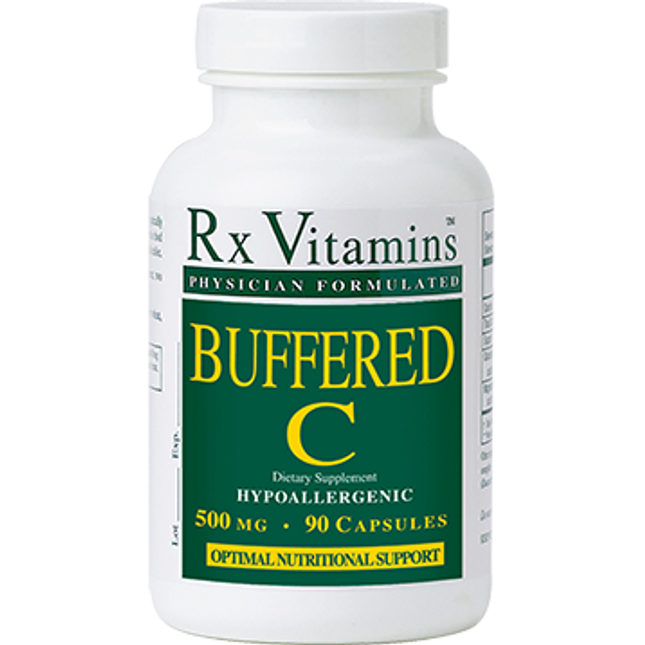 Rx Vitamins Buffered C 500 mg 90 caps
