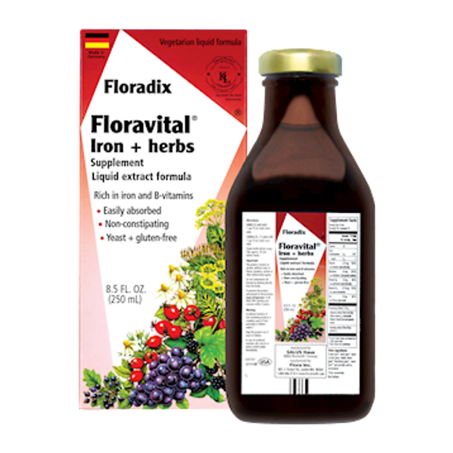 Salus Floravital Iron Herbs Yeast-Free 8.5 oz