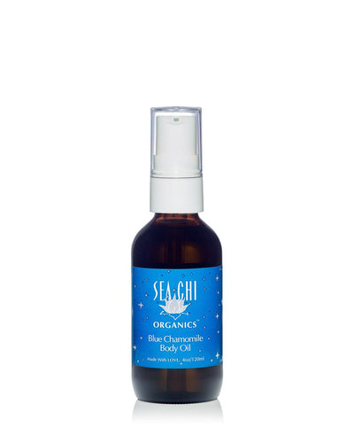 Sea Chi Organics Moroccan Blue Chamomile Body Oil w/ Organic Jojoba 120ml / 4oz