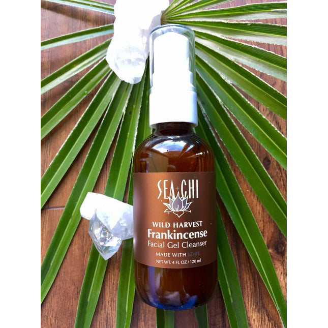 Sea Chi Organics Wild Harvest Frankincense Facial Gel Cleanser 120ml / 4oz