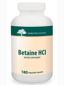 Seroyal/Genestra Betaine HCL 180 vegcaps