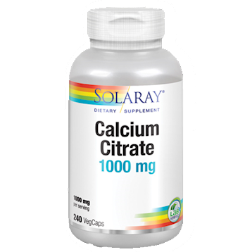 Solaray Calcium Citrate 1000mg 240 vegcaps